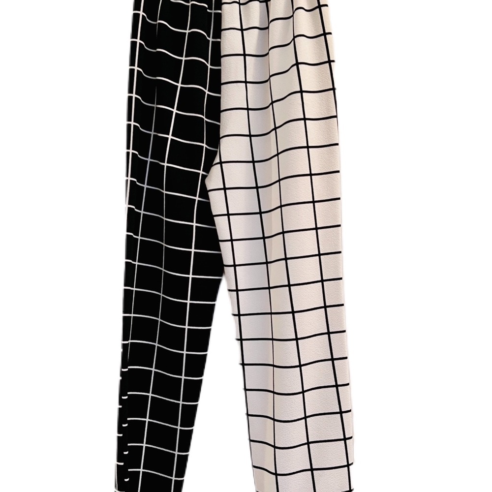 ♥️SOLD♥️SHEIN Girls Two Tone Butterfly Embroidery Top & Grid Pants Set - Picture 10 of 12